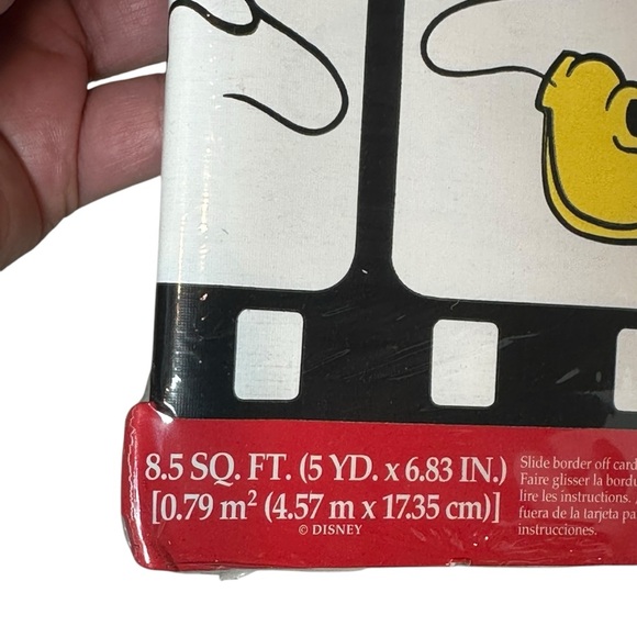 NWT Disney's Mickey Mouse Stuff for Kids Film Reel 5 YD Decorative Border sealed - Picture 4 of 10